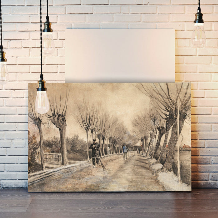 VAN GOGH CANVAS WALL ART PRINT ARTWORK  PICTURE THE ROAD TO ETTEN