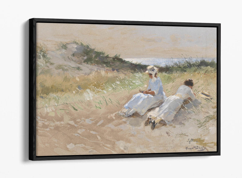 Float Effect Canvas Art – Party At Sylt Print by Hugomuhlig | Premium Frame