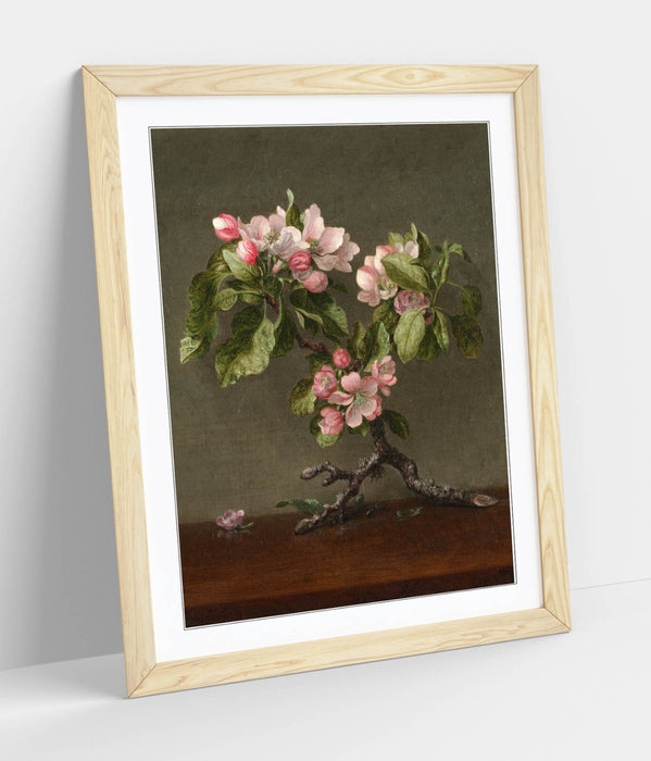 Framed Wall Art - Martin Johnson Heade Apple Blossoms Print | Handmade UK Poster