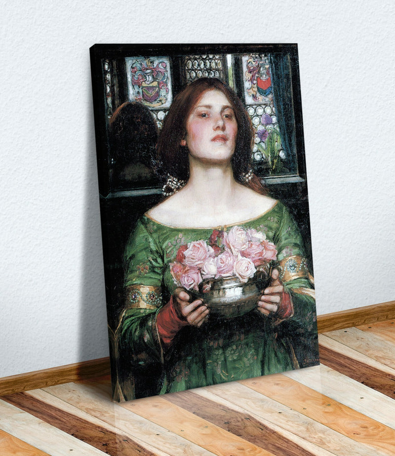 Canvas Wall Art – Handmade John W Waterhouse Print With Premium Varnish Finish