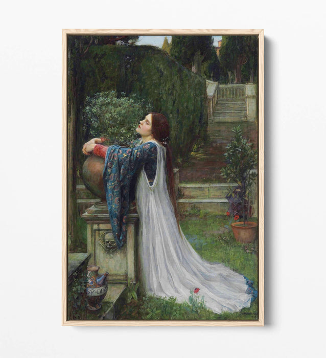 WATERHOUSE ISABELLA AND THE POT OF BASIL -FLOAT EFFECT CANVAS WALL ART PIC PRINT