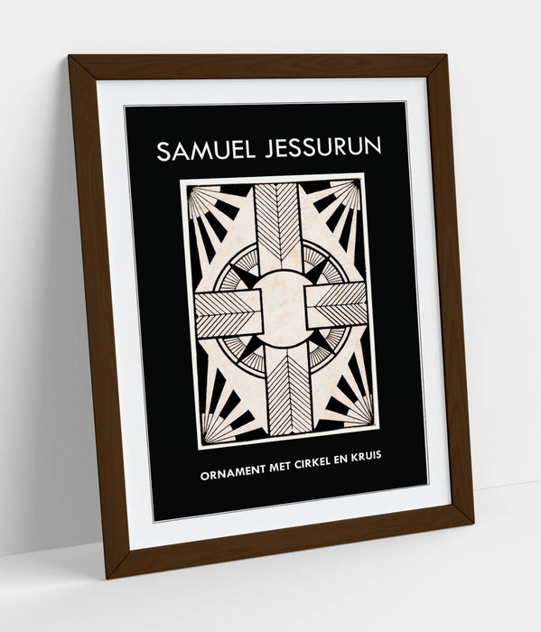 Framed Wall Art Noir Gothic Poster - Handmade UK Picture Print With Woodgrain Frame