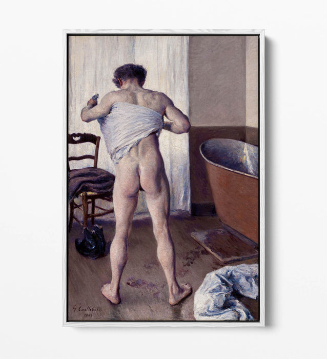 Canvas Wall Art – Handmade UK Float Effect Gustave Caillebotte Bath Print