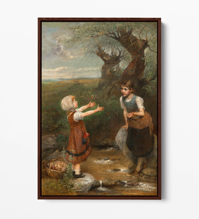 EMIL KEYSER, ASSISTANCE -FLOAT EFFECT CANVAS ART PRINT