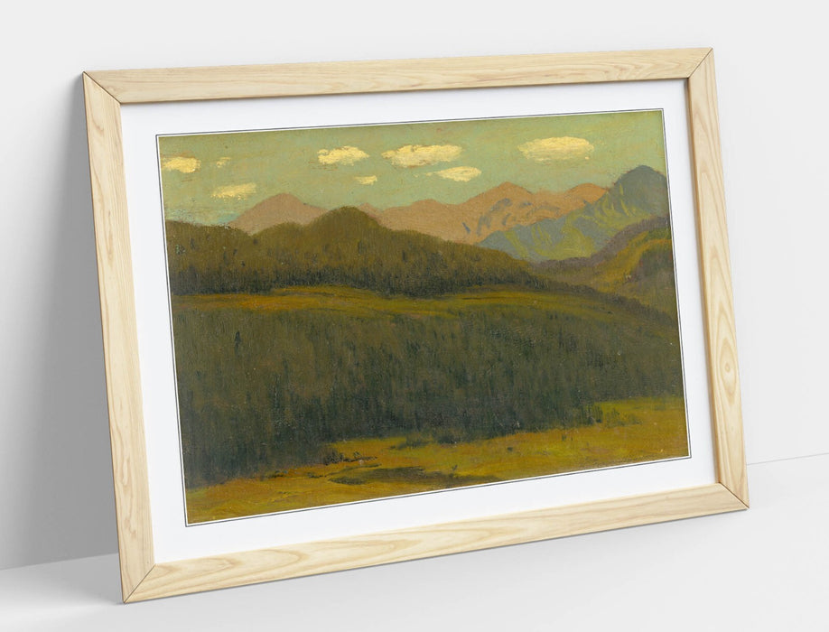 Framed Wall Art - Ferdinand Katona Krajina Painting Print | Handmade Matte Finish Poster