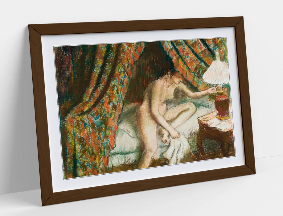 Framed Wall Art Poster Edgar Degas Print Nude Woman Artwork - UK Handmade Frame