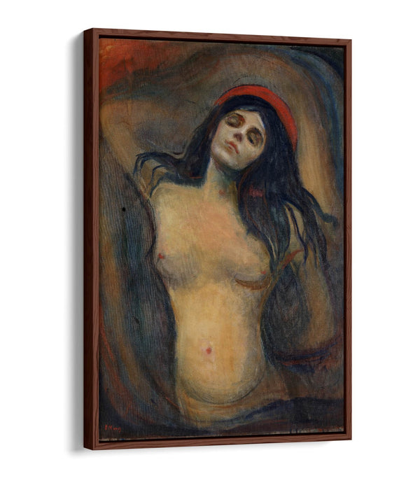 Float Effect Canvas Art - Edvard Munch Madonna Premium Wall Decor Print
