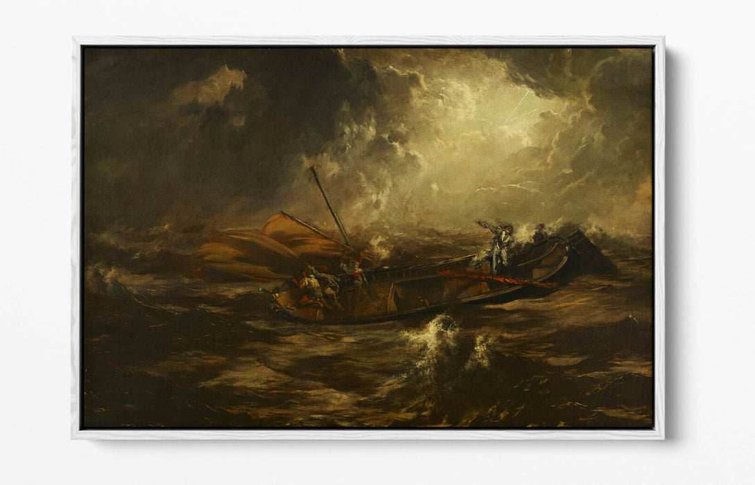 Canvas Wall Art – ANTON ROMAKO Sea Storm | Float Effect Premium Print