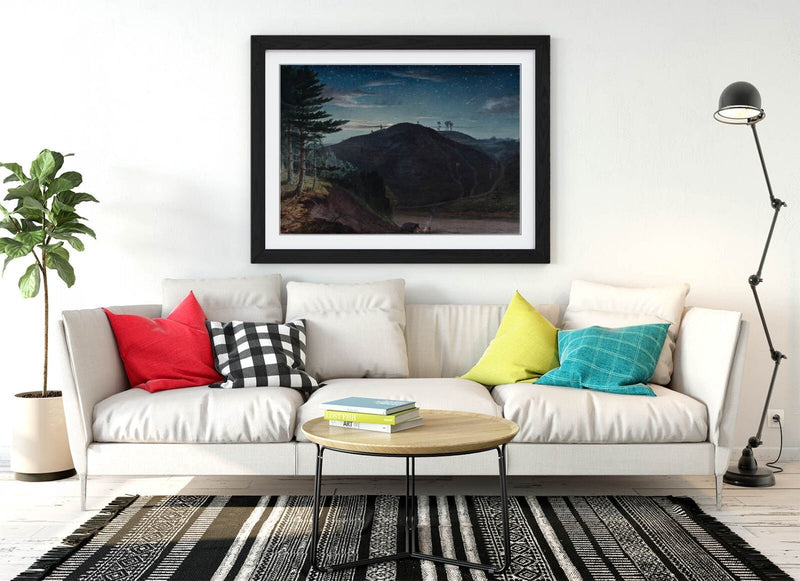 Framed Wall Art Poster – Handmade Wall Art with Woodgrain Frame Print UK Made
