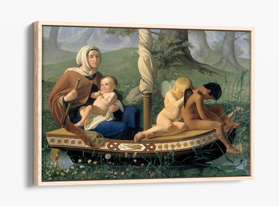 Canvas Wall Art - Handmade Float Effect Canvas Print With 30mm Deep Frame