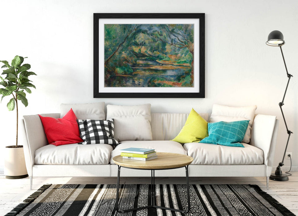 Framed Wall Art - Paul Cezanne The Brook Painting | Handmade UK Art Poster