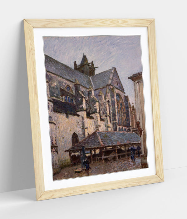 Framed Wall Art Poster - Alfred Sisley Church Art Print | UK Handmade Frame