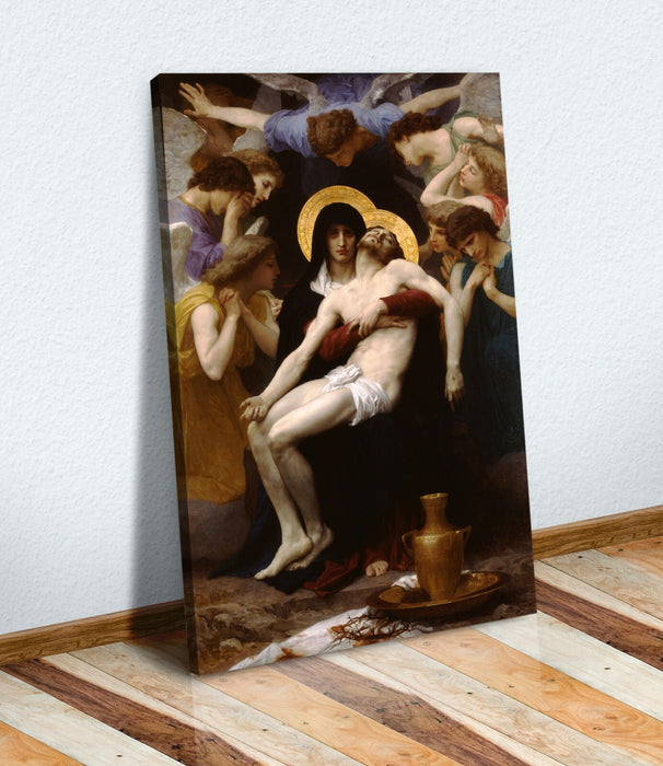 Bouguereau Pieta Canvas | Premium Religious Canvas Wall Art Print – Ready to Hang