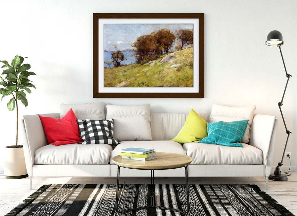 Framed Wall Art - Arthur Streeton Cremorne Pastoral Poster Print, Matte Paper, UK Made