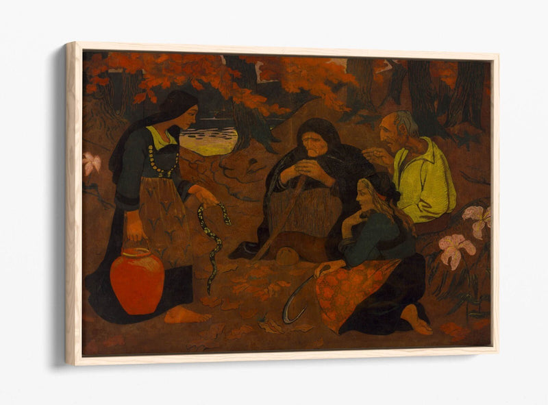 Float Effect Canvas Art - Serpent Eaters by Paul Serusier | Premium 30mm Deep Frame