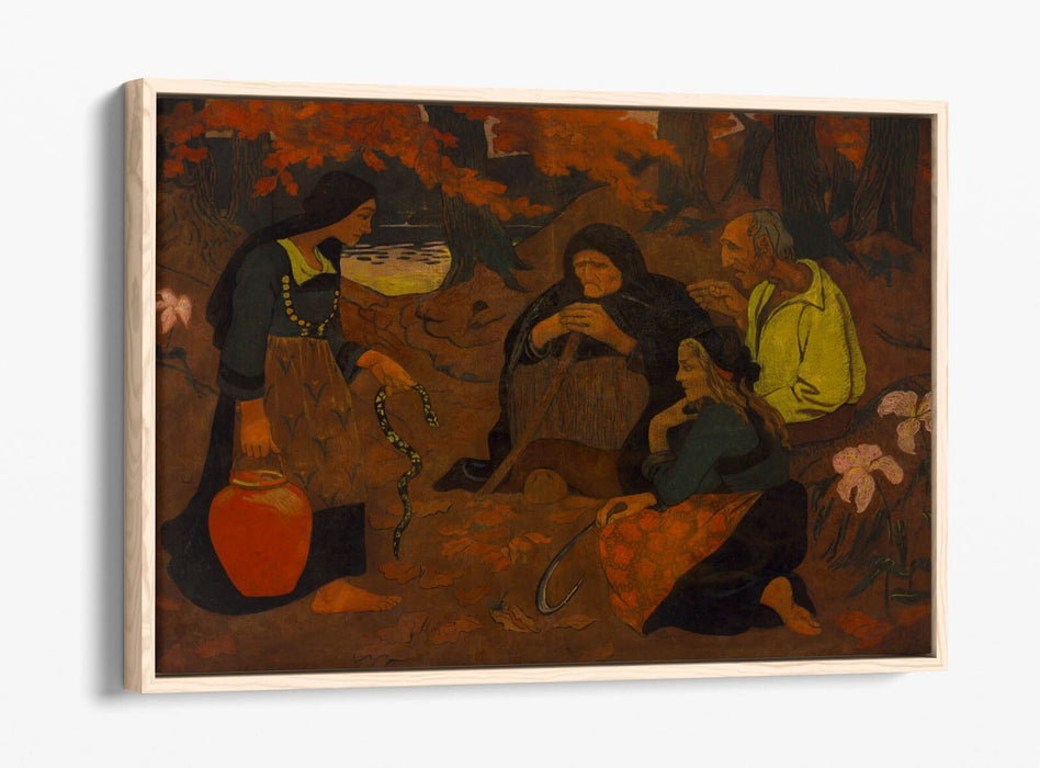 PAUL SERUSIER, SERPENT EATERS -FLOAT EFFECT CANVAS WALL ART PIC PRINT