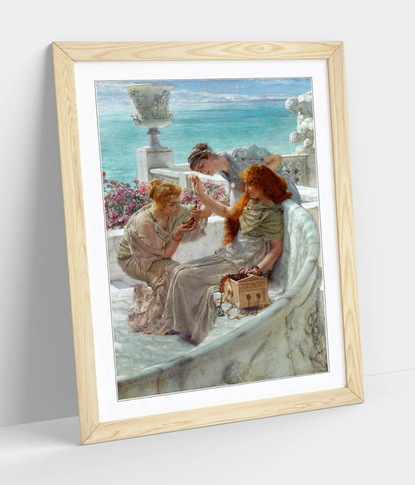 Framed Art Poster - Lawrence Alma Tadema Fortune's Favourite Artwork | Ready To Hang