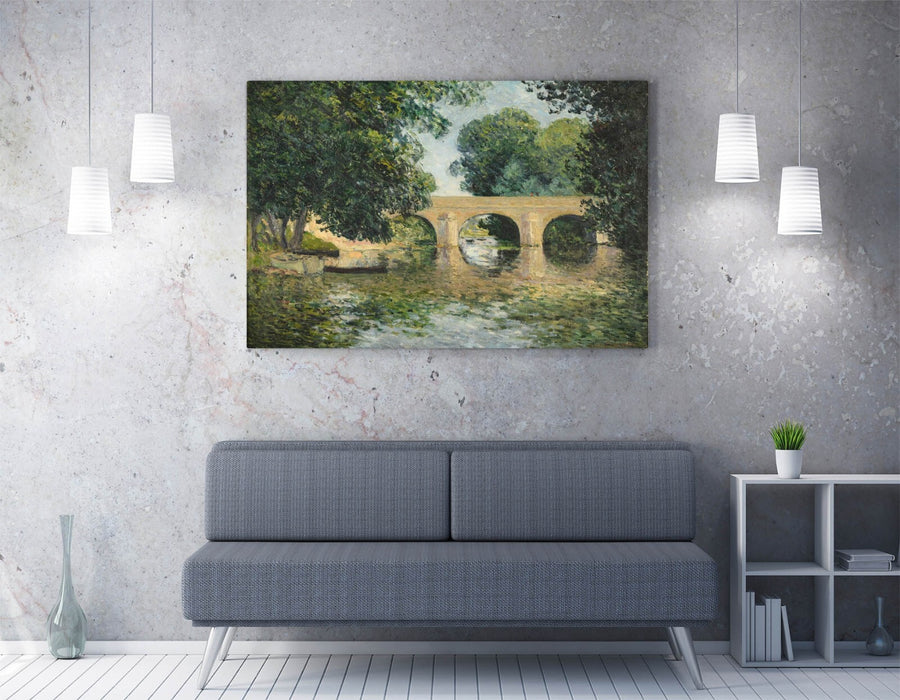 Canvas Wall Art - Maxime Maufra Old Bridge Artwork | Handmade UK Canvas Print
