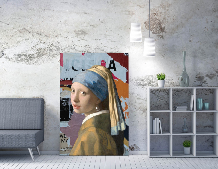 Girl With Pearl Earring Canvas – Vermeer Canvas Print | Handmade Wall Art