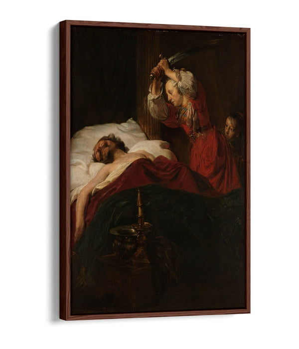 Float Effect Canvas Art - Judith And Holofernes Print By Jan De Bray | Premium Ready To Hang Wall Decor