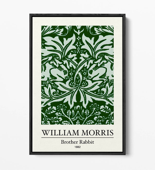 Floral Canvas Art – Premium Float Frame Botanical Canvas Print with Vibrant Color