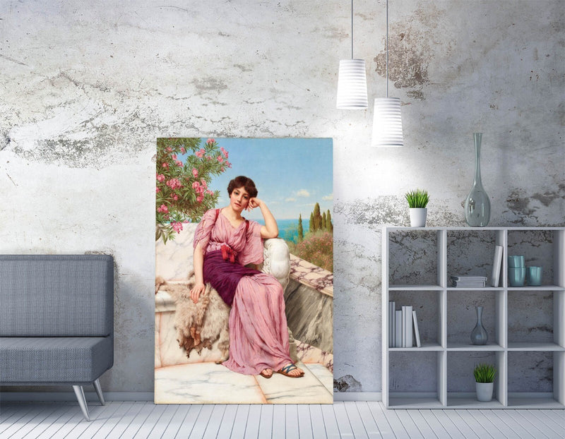 Canvas Wall Art - John William Godward Sweet Dreams Print on Archival Grade Canvas
