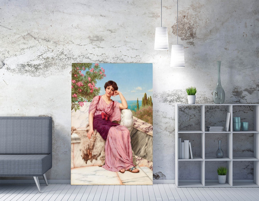 Canvas Wall Art - John William Godward Sweet Dreams Print on Archival Grade Canvas