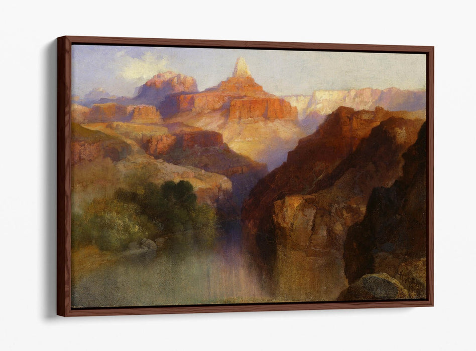 THOMAS MORAN, ZOROASTER PEAK -FLOAT EFFECT CANVAS WALL ART PIC PRINT