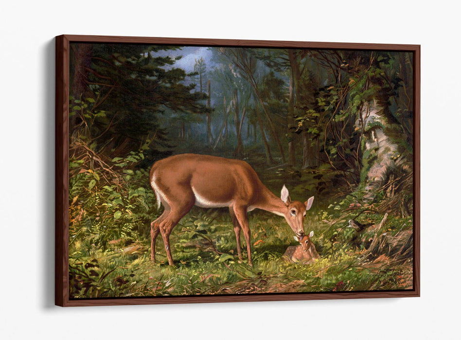 Canvas Wall Art – Maternal Love Float Effect Canvas Art Print with Premium Varnish Finish