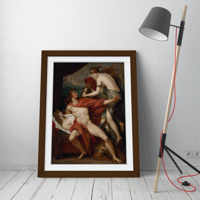 Framed Art Poster - Benjamin West Thetis Bringing Armor to Achilles, Matte Print