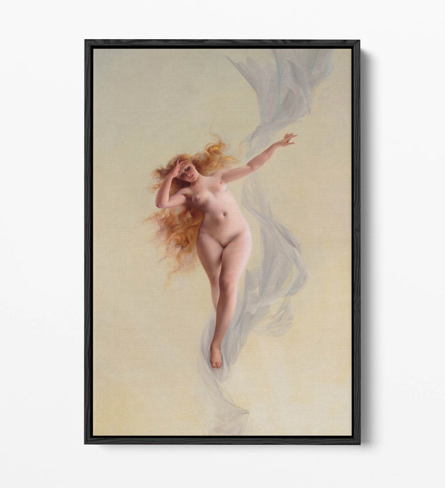 Canvas Wall Art Print - Luis Ricardo Falero Dawn | Float Effect Canvas Decor
