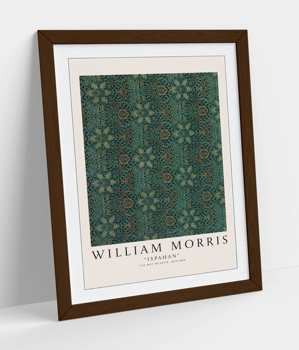 Framed Wall Art William Morris Isphahan Botanical Print - Plant Wall Decor