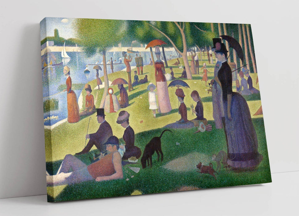 Sunday on La Grande Jatte - Large Canvas Print | Seurat Art Print, Ready To Hang