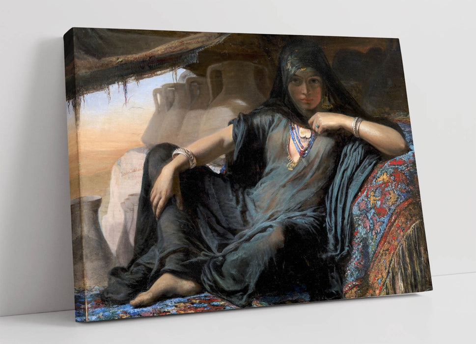 Egyptian Pot Canvas - Handmade Canvas Wall Art with Vibrant Color Print