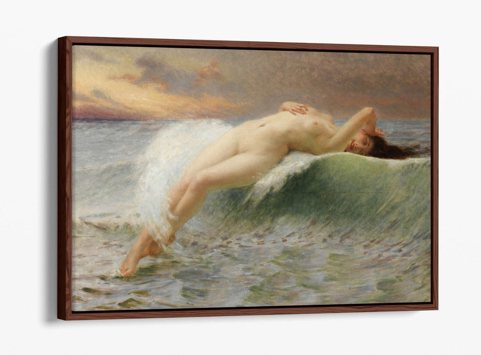 Float Effect Canvas Art – Guillaume Seignac The Wave | Premium Float Frame | Ready to Hang