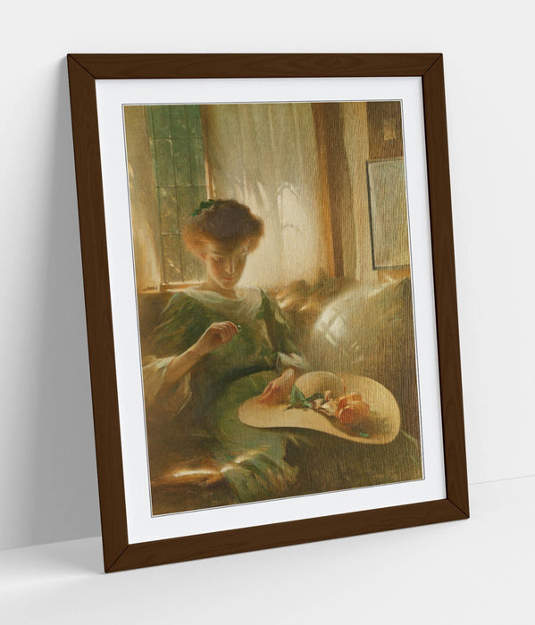 Framed Wall Art - John White Alexander The Ring Painting Print | Matte Paper Poster