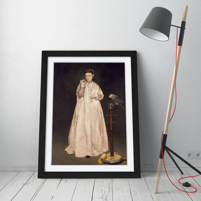 Framed Art Poster – Classic Wall Art Print With Woodgrain Frame Finish