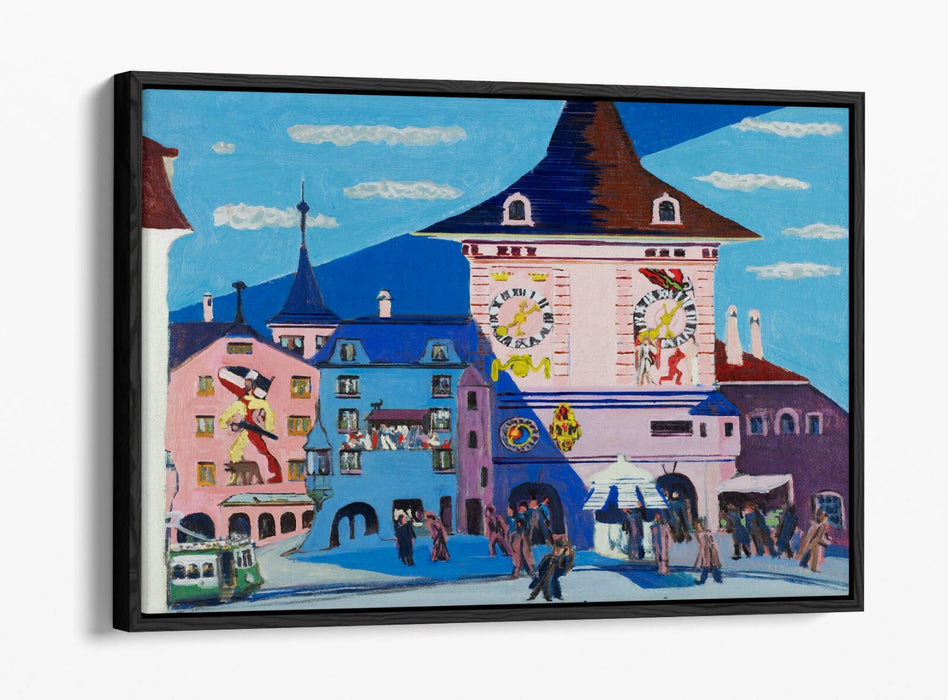 Canvas Wall Art Print – Kirchner Bern With Belltower | Premium Float Effect Canvas