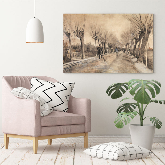 VAN GOGH CANVAS WALL ART PRINT ARTWORK  PICTURE THE ROAD TO ETTEN