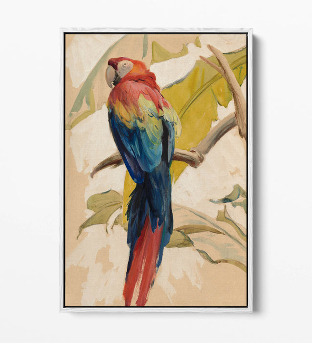 Canvas Wall Art - Henry Keller Old Grumpy Float Effect Premium Print