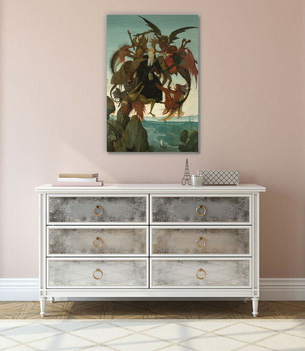 Canvas Wall Art - Michelangelo Saint Anthony Framed Canvas Print 30mm Deep Frame