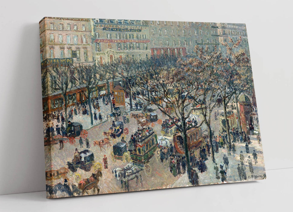 Canvas Wall Art – Camille Pissarro Boulevard Of Italians Print | Premium Satin Finish