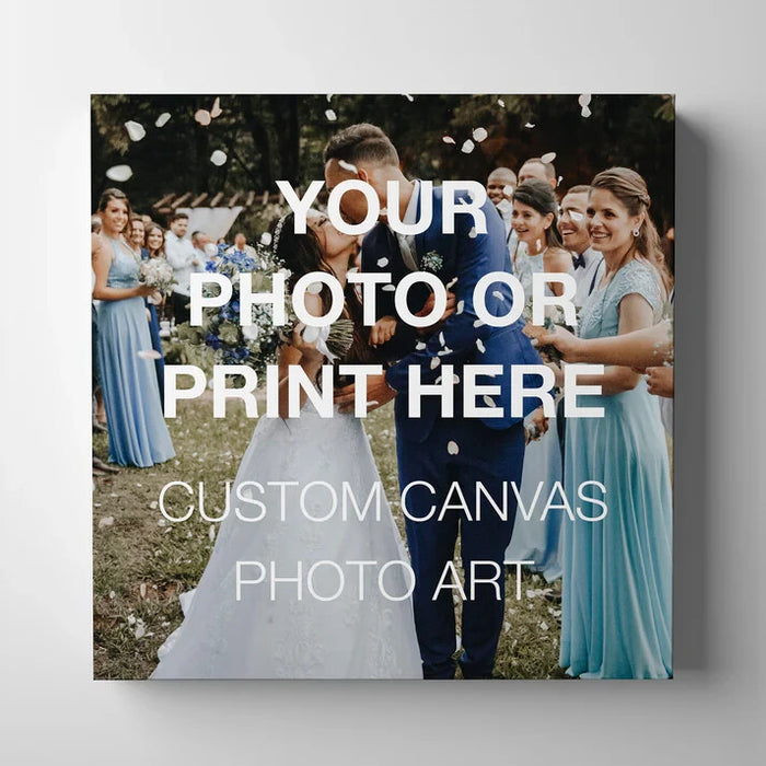 Personalised Canvas Print – Custom Photo Canvas With Deep 30mm Frame, 12x8 to 47x32in