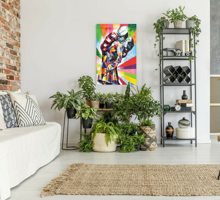 CANVAS WALL ART PRINT ARTWORK FRAMED POSTER Graffiti Street Banksy Style Sailor