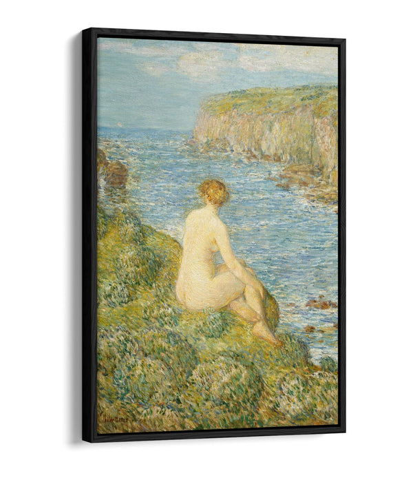 Canvas Wall Art Print - Nymph And Sea Float Effect On Premium Frame