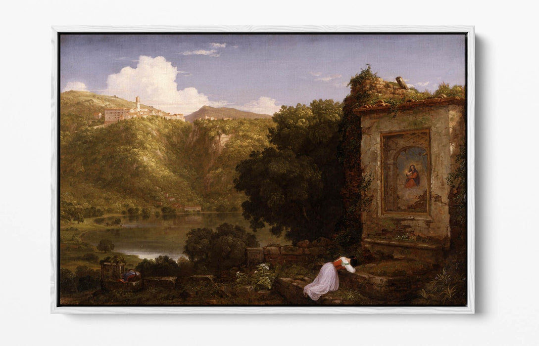 Canvas Wall Art - Thomas Cole II Penseroso | Float Effect Handmade Print
