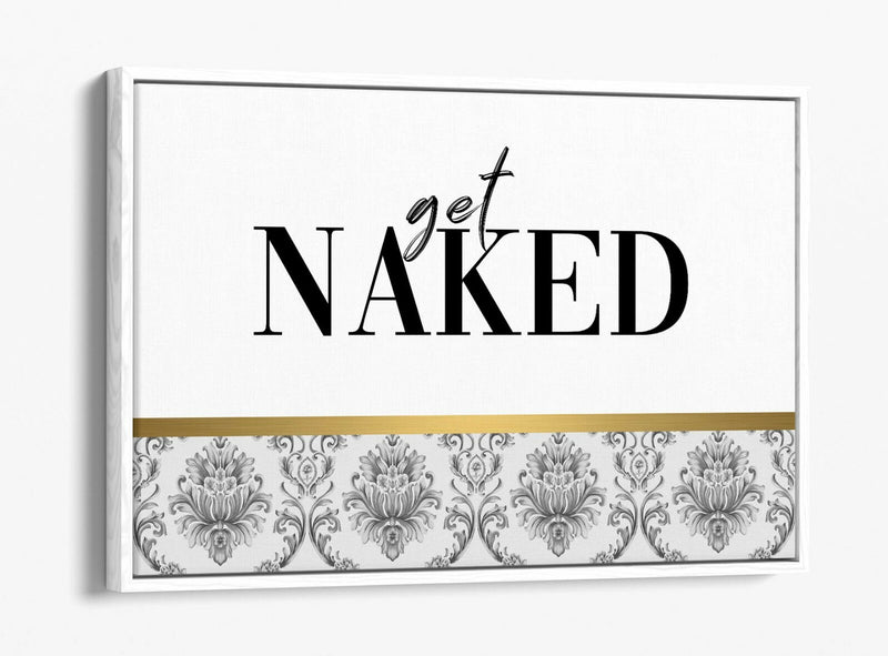 Float Effect Canvas - Premium Handmade Canvas Wall Art Print With Gold Grey Black