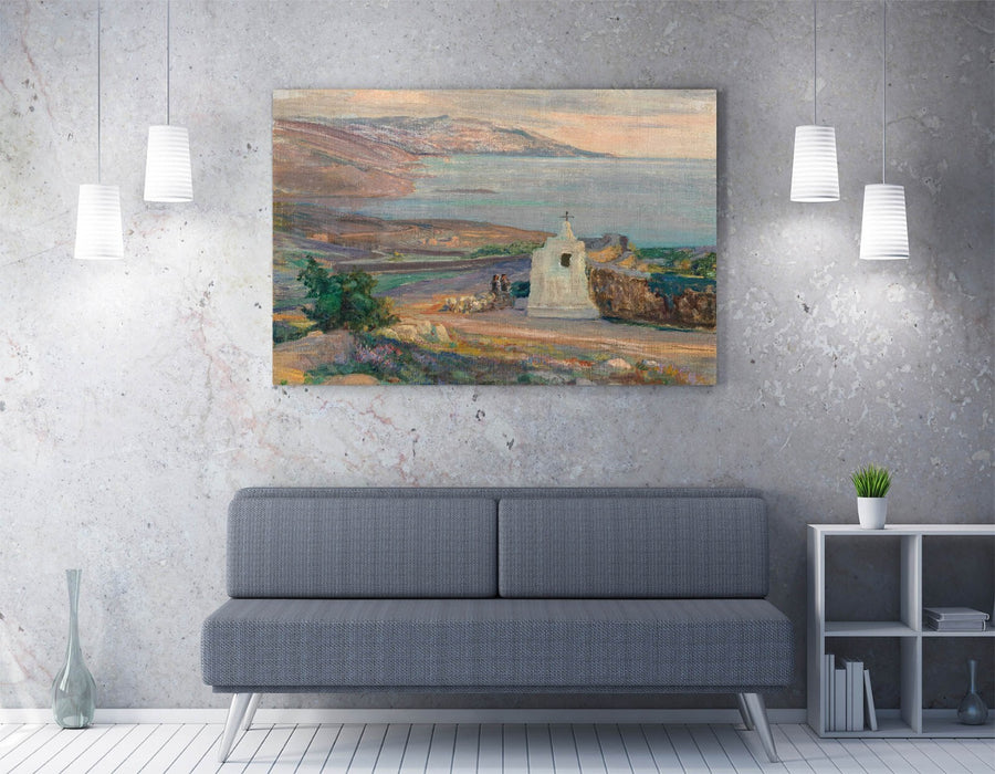 Canvas Wall Art – Coastal Landscape Canvas Print With Premium Varnish Finish