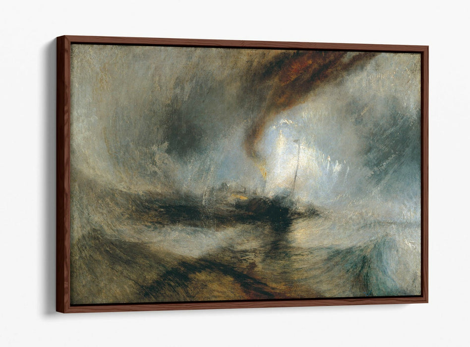 Canvas Wall Art | J M W Turner Art Print - Float Effect Canvas, Premium Frame