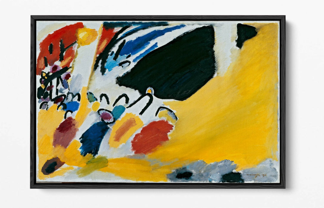 WASSILY KANDINSKY IMPRESSION III CONCERT -FLOAT EFFECT CANVAS WALL ART PIC PRINT
